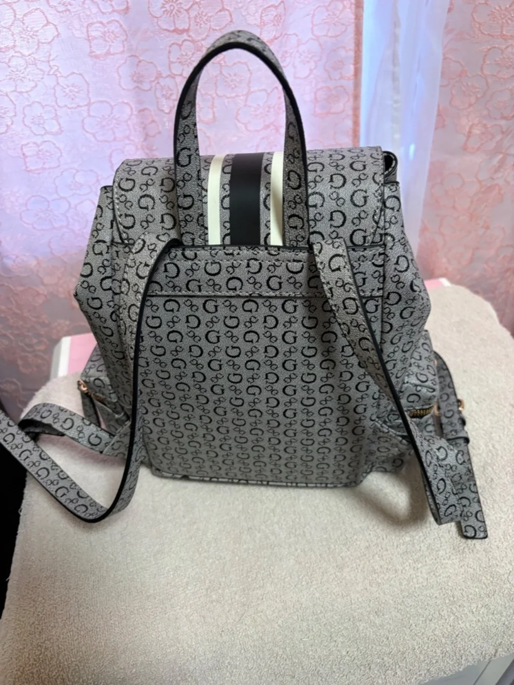 Guess black backpack